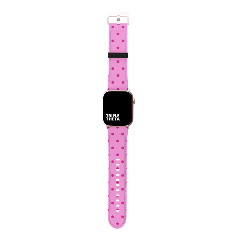 Pink Pig Polka Dot Collection Band For Apple Watch