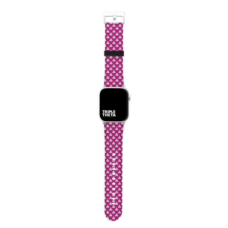 Pink TRIPLE THETA Vibrant Collection Band For Apple Watch