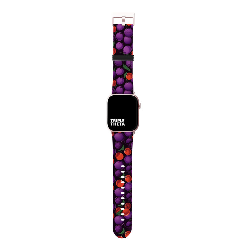 Plum Mega Fruit Collection Band For Apple Watch