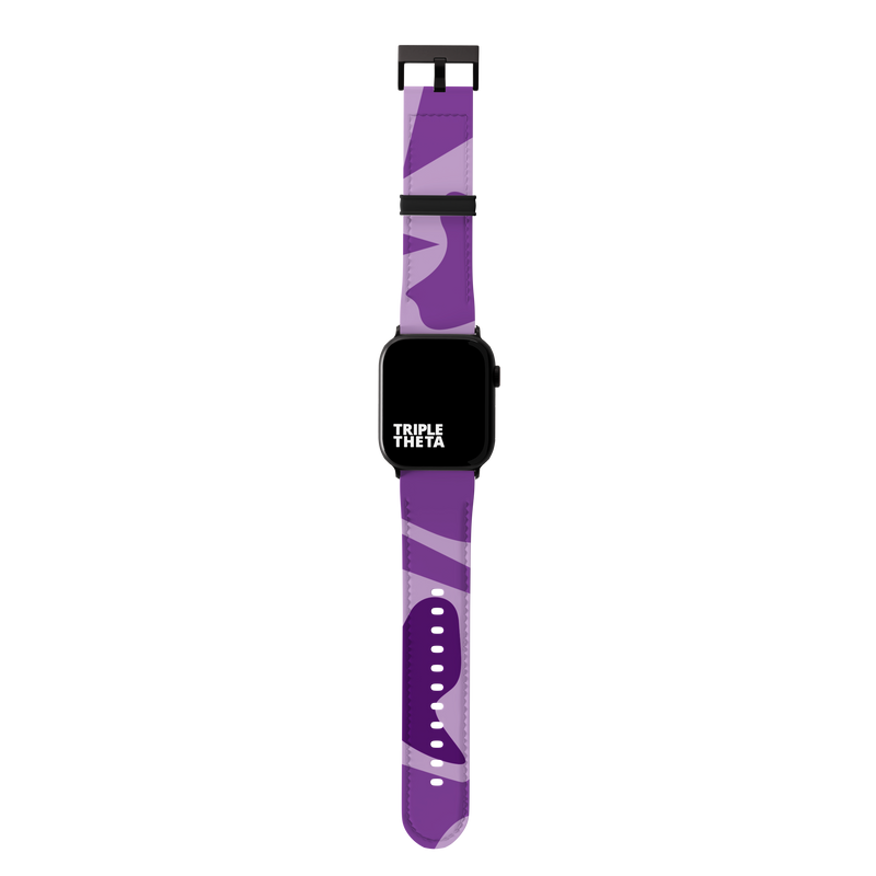Purple Abstract Collection Band For Apple Watch