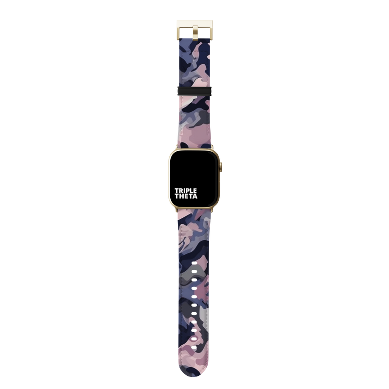Purple Dusk Camouflage Collection Band For Apple Watch