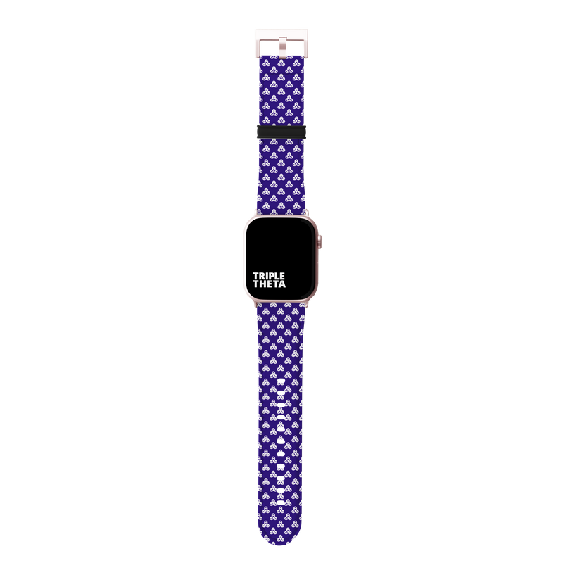 Purple TRIPLE THETA Vibrant Collection Band For Apple Watch