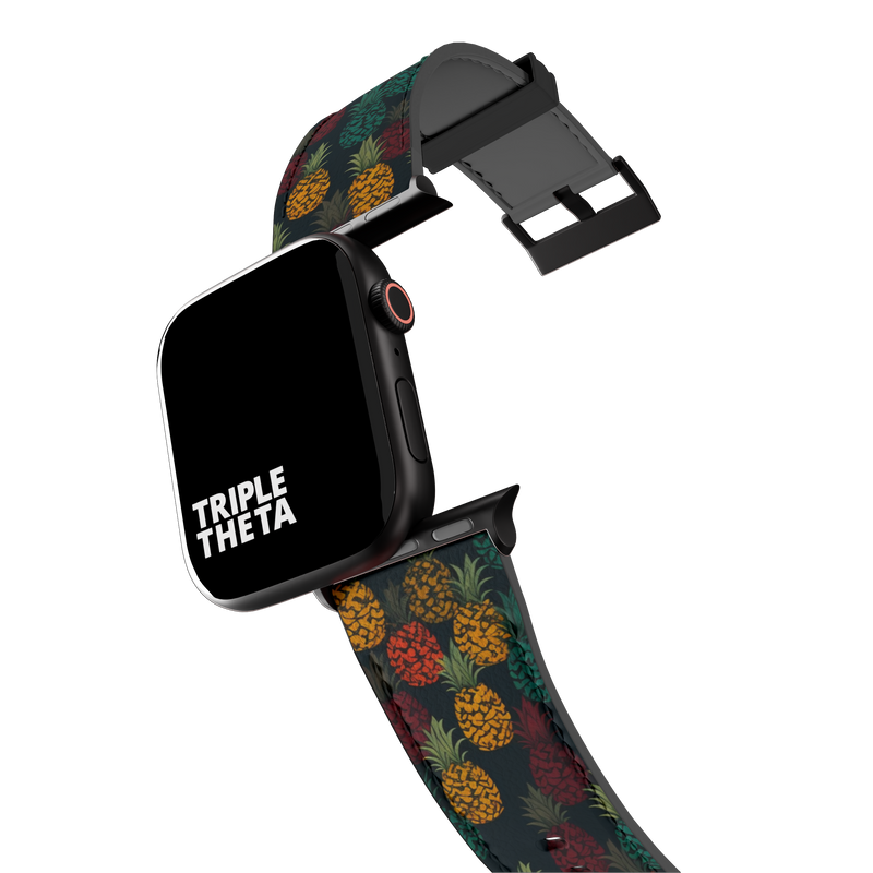 Retro Pineapple Mega Fruit Collection Band For Apple Watch