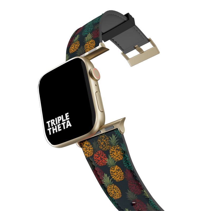 Retro Pineapple Mega Fruit Collection Band For Apple Watch