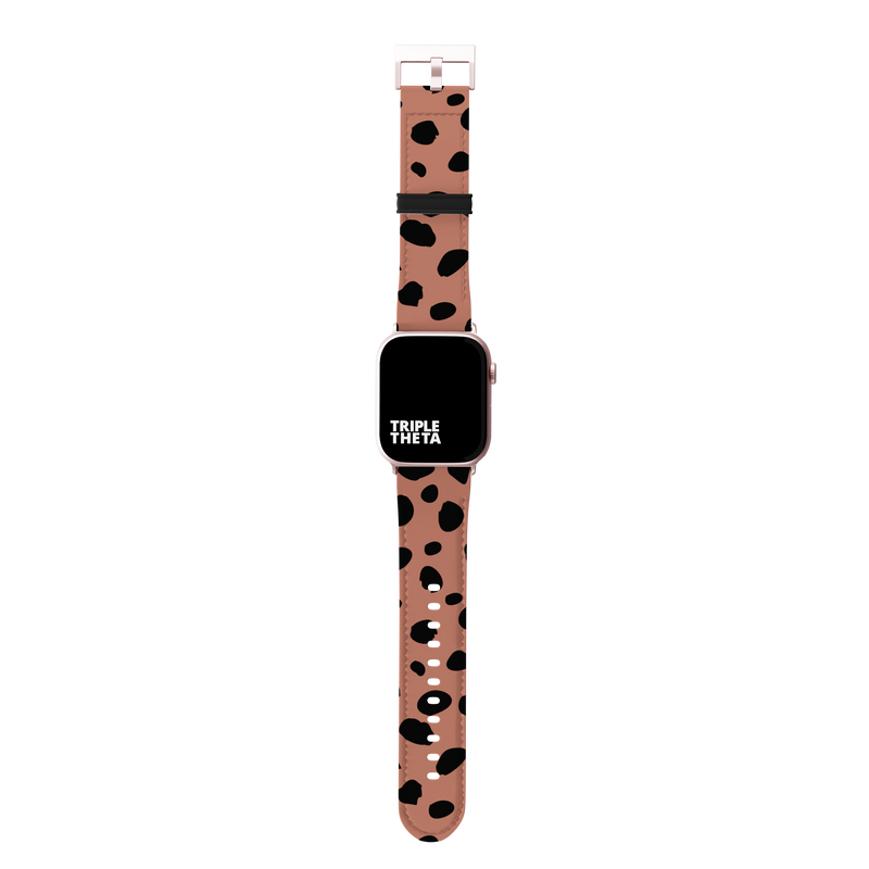 Rose Gold Cheetah Collection Band For Apple Watch
