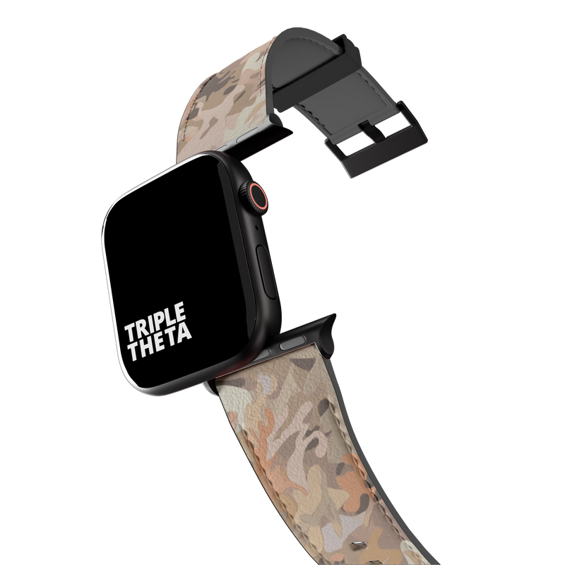Soft Tan Camouflage Collection Band For Apple Watch