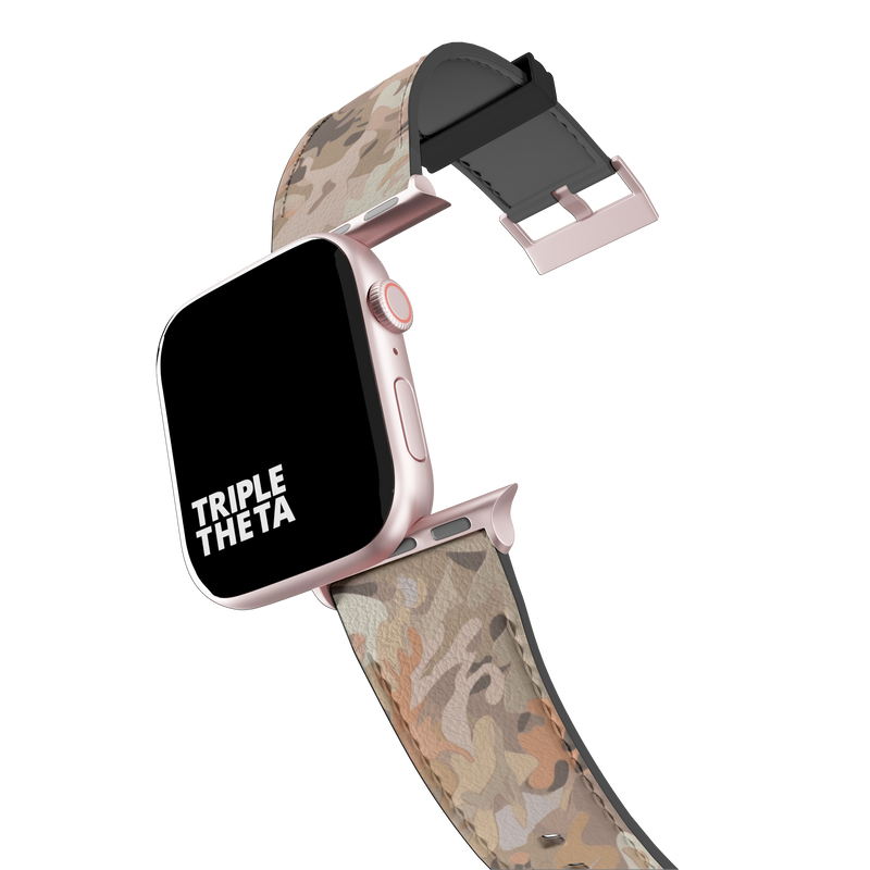 Soft Tan Camouflage Collection Band For Apple Watch