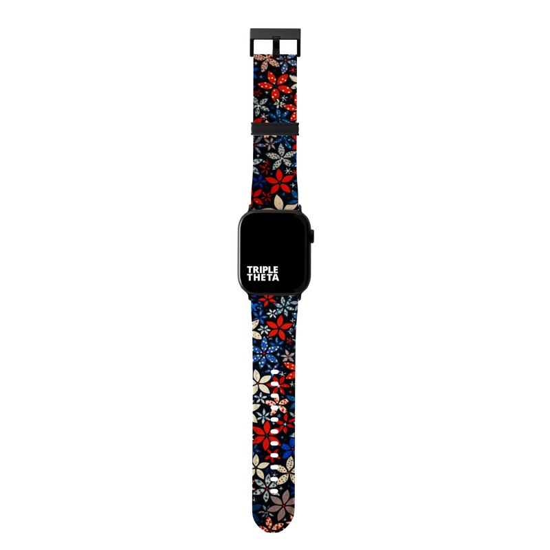 Spotted Freedom Floral USA Collection Band For Apple Watch