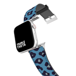 Super Blue Cheetah Band For Apple Watch Band For Apple Watch