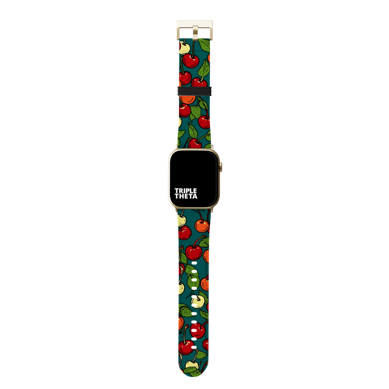 Super Cherry And Blue Mega Fruit Collection Band For Apple Watch