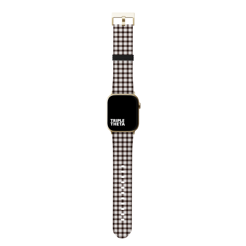 Tan And Brown Flannel Collection Band For Apple Watch
