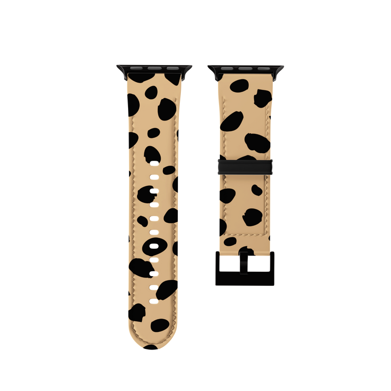 Tan Cheetah Collection Band For Apple Watch