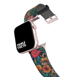 Vibrant and Blue Tropical Floral Super Flower Collection Band For Apple Watch