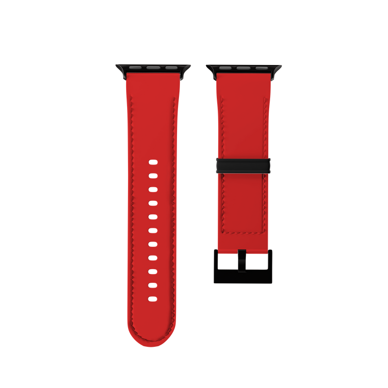 Watermelon Red Vibrant Tones Collection Band For Apple Watch