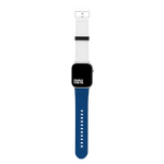 White And Blue Bicolor Contrast Collection Band For Apple Watch