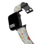 White Super Flower Series Band For Apple Watch