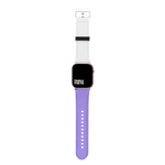 White and Lilac Bicolor Contrast Collection Band For Apple Watch