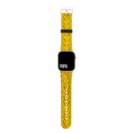 Yellow Painted Heart Collection Band For Apple Watch