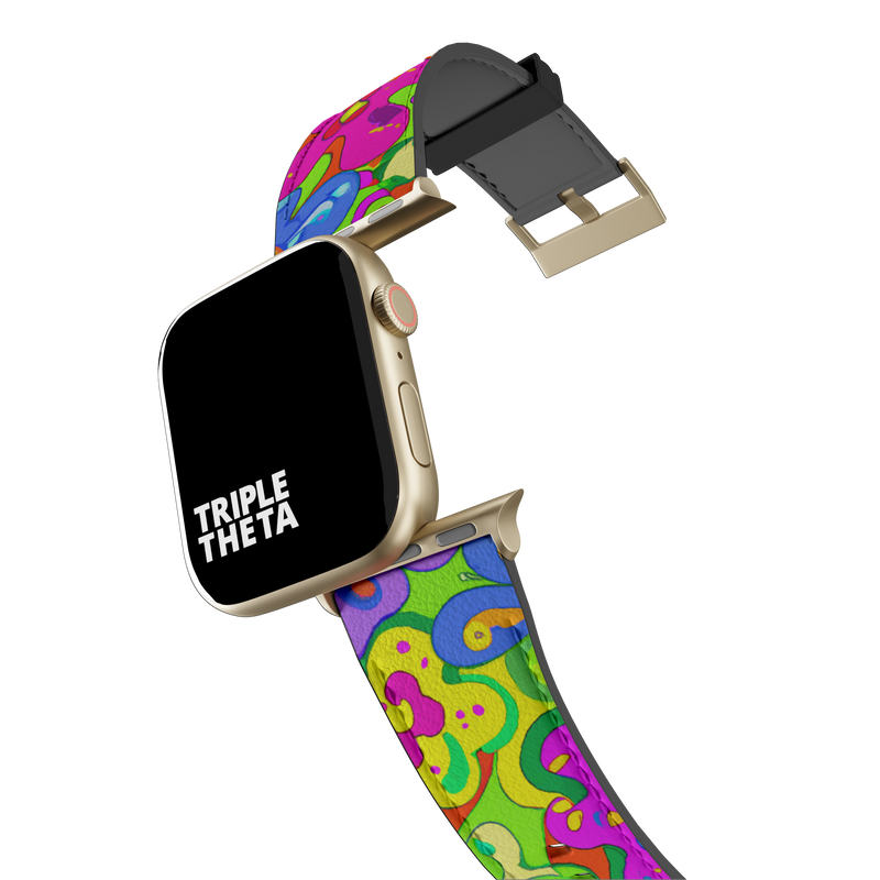 Abstract Florals Band For Apple Watch