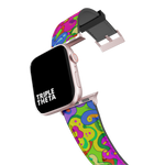 Abstract Florals Band For Apple Watch