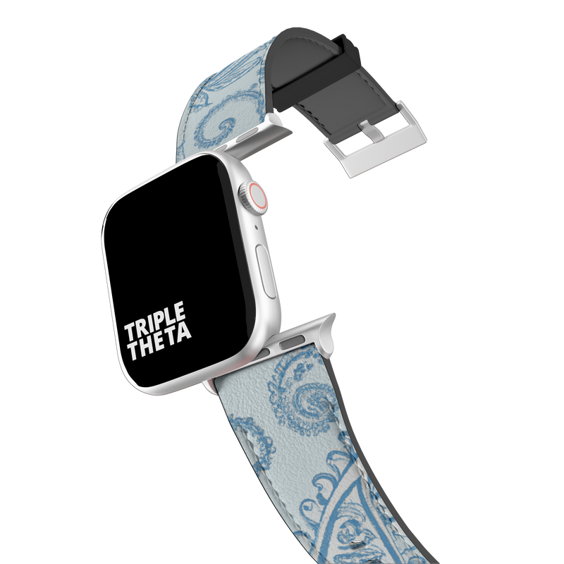 Baby Mega Blue Paisley Collection Band For Apple Watch