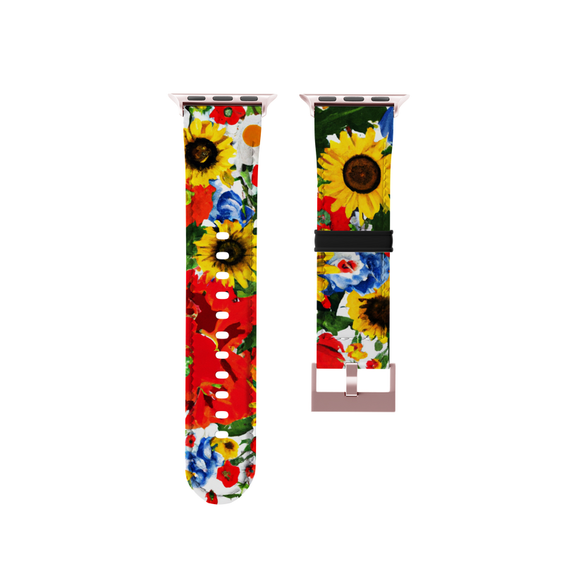 Bold Blossoms Band For Apple Watch