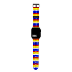 Bold Primary Waves Super Stripes Collection Band For Apple Watch