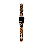 Dark Cheetah Orange Band For Apple Watch