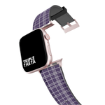 Dreamy Lavendar Plaid Collection Band For Apple Watch