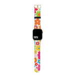 Dreamy World 80s Style Flower Print Floral Collection Band For Apple Watch