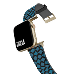 Lizard Scales Blue Band For Apple Watch