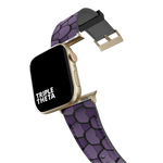 Lizard Scales Purple Band For Apple Watch