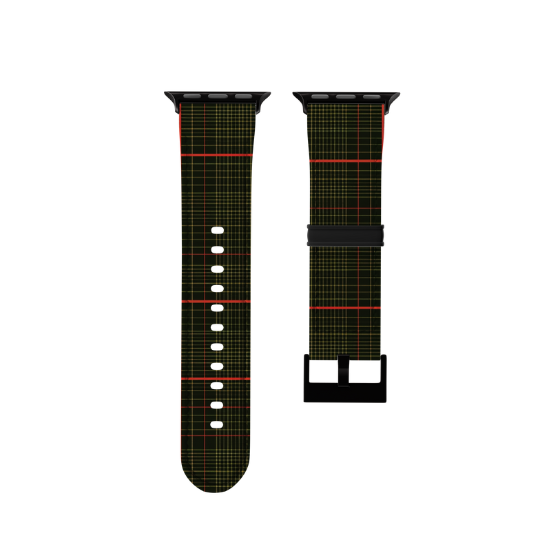 Olive Green Plaid Collection Band For Apple Watch