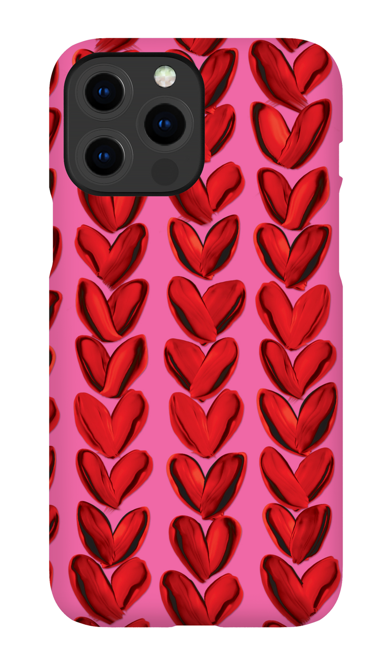 Snap Painted Heart Series Case For iPhone