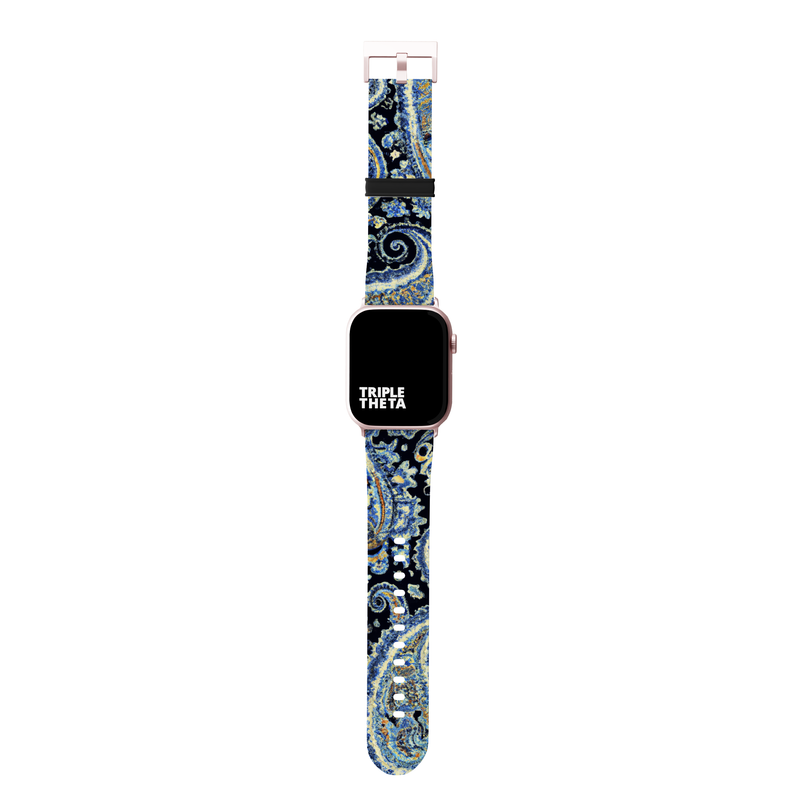 Blue Vibes Paisley Collection Band For Apple Watch