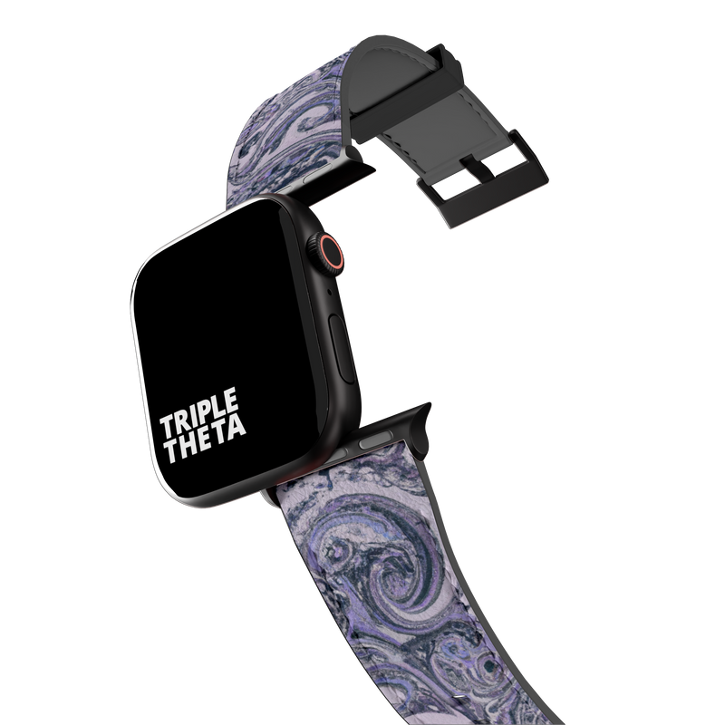 Purple Paisley Collection Band For Apple Watch