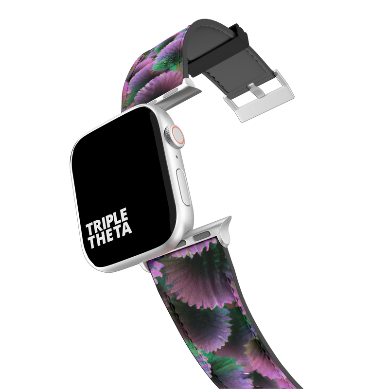 Purple Thistles Band For Apple Watch