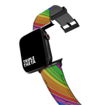 Rainbow Flows Super Stripes Collection Band For Apple Watch
