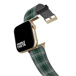 Rustic Forest Green Plaid Collection Band For Apple Watch