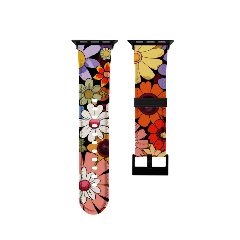 Super Cartoon Ultra Retro Floral Collection Band For Apple Watch
