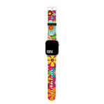 Super Pink Retro Floral Collection Band For Apple Watch