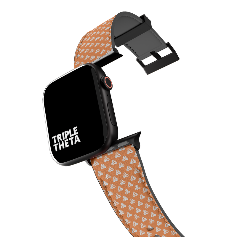 TRIPLE THETA Mega-Orange Series Band For Apple Watch