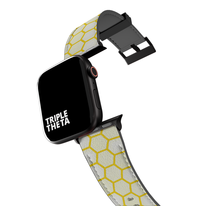 White Honeycomb Band For Apple Watch
