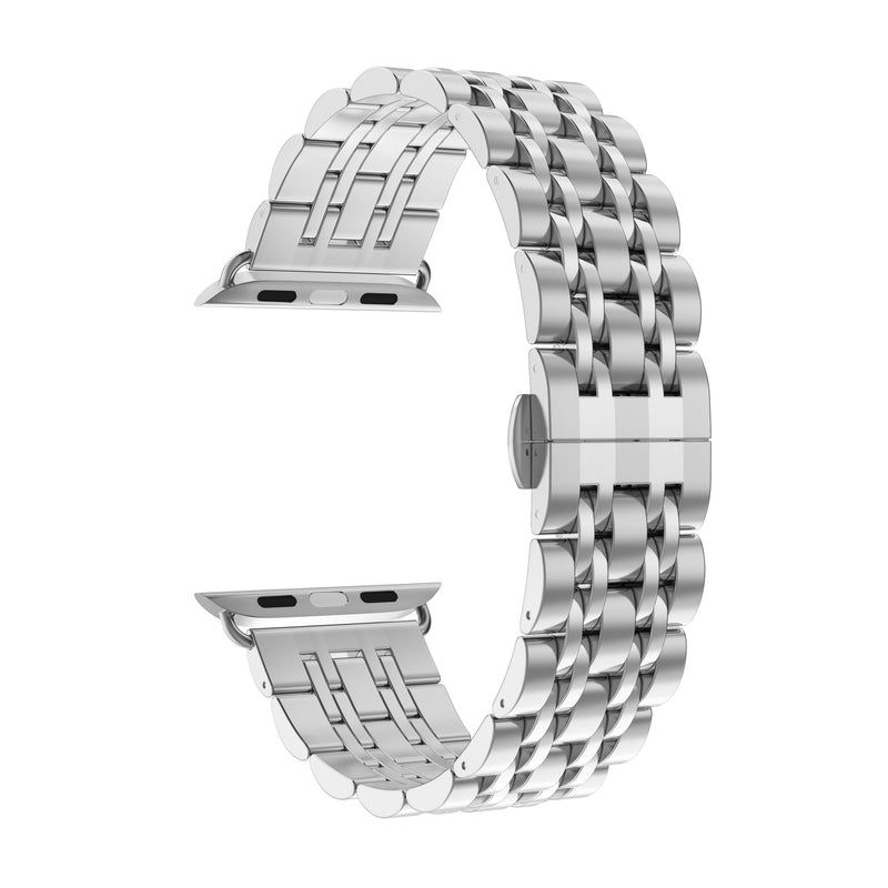 CULT OF PERSONALITY  Metal Link Bracelet Silver  Apple Watch Band