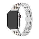 The Duo | Stainless Steel Butterfly Buckle Band for Apple Watch