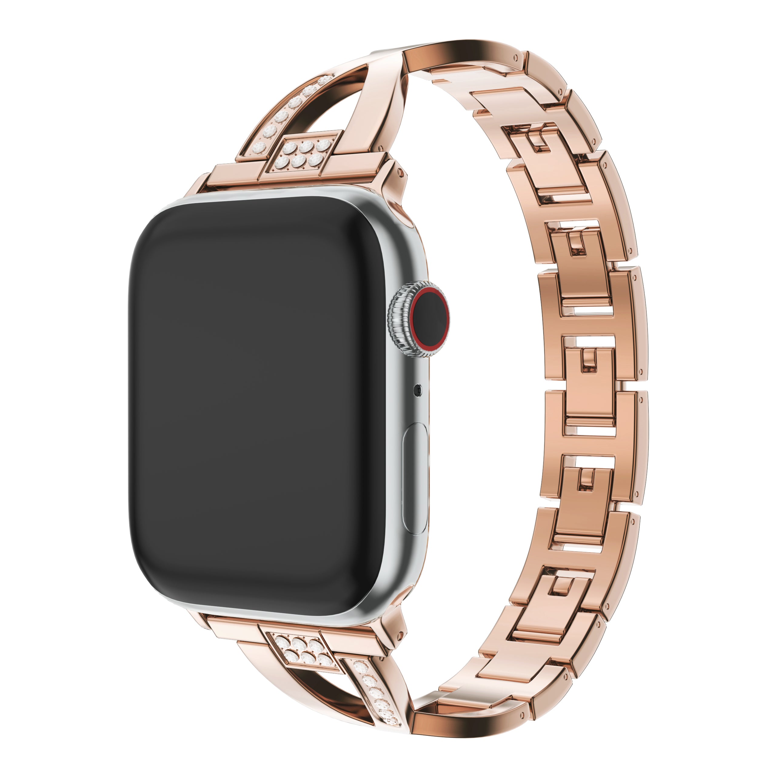 Metal rose gold hot sale apple watch band